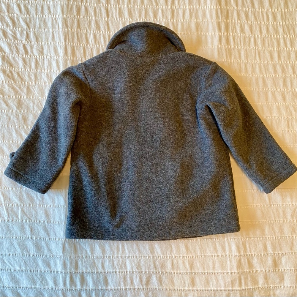 Charcoal Grey Fleece Kids Peacoat by Starting Out size 24m - Picture 6 of 6